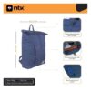 Mochila Foxy 20L Poliéster Azul NTK