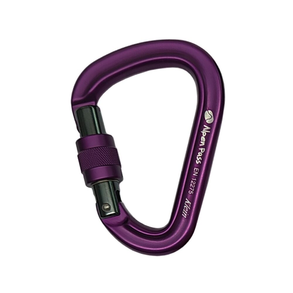 Mosquetão Alumínio Mini HMS Klein Roxo Alpen Pass