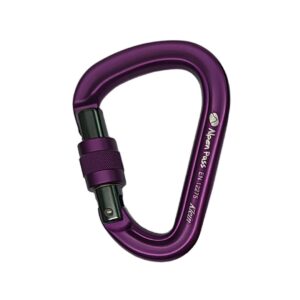 Mosquetão Alumínio Mini HMS Klein Roxo Alpen Pass