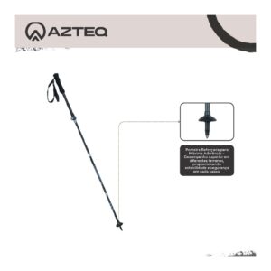 Bastão de Caminhada Actos Pro Race Carbon Azteq