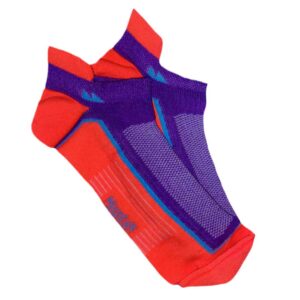 Meia Soquete Laranja x Roxo Mountain Socks