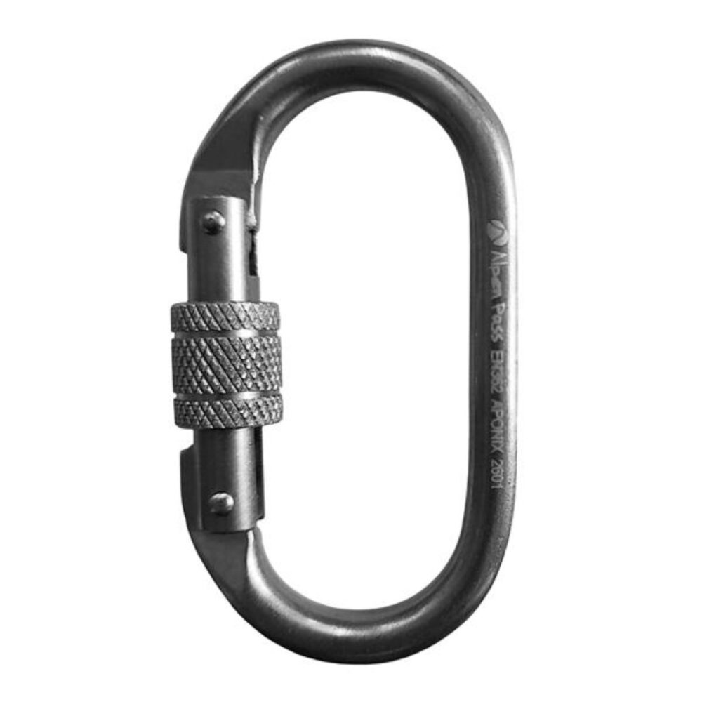 Mosquetão Oval Onix Aço Inox Alpen Pass