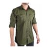 Camisa Hard Safari UV50+ Verde Musgo Masculino Hard Adventure