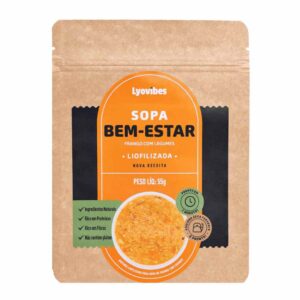 Sopa Frango com Legumes 55g Liofilizado Lyovibes