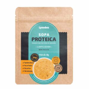 Sopa Proteica de Frango com Proteína de Girassol 50g Liofilizado Lyovibes