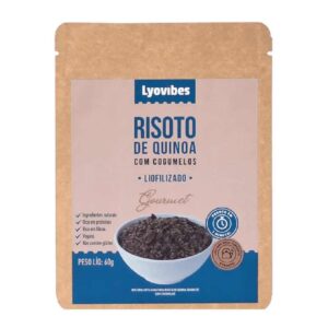 Risoto de Quinoa com Cogumelos 60g Liofilizado Lyovibes
