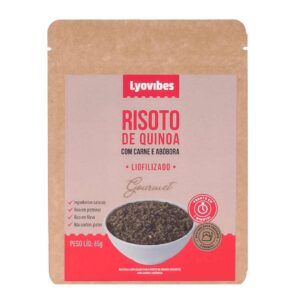 Risoto de Quinoa com Carne e Abóbora 65g Liofilizado Lyovibes