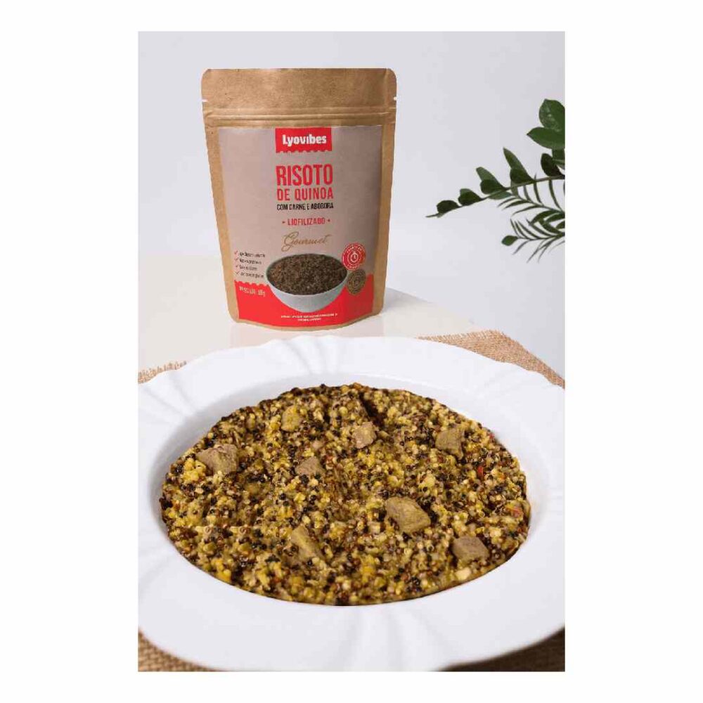 Risoto de Quinoa com Carne e Abóbora 65g Liofilizado Lyovibes