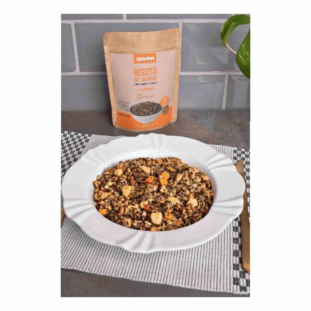 Risoto de Quinoa com Frango e Legumes 75g Liofilizado Lyovibes