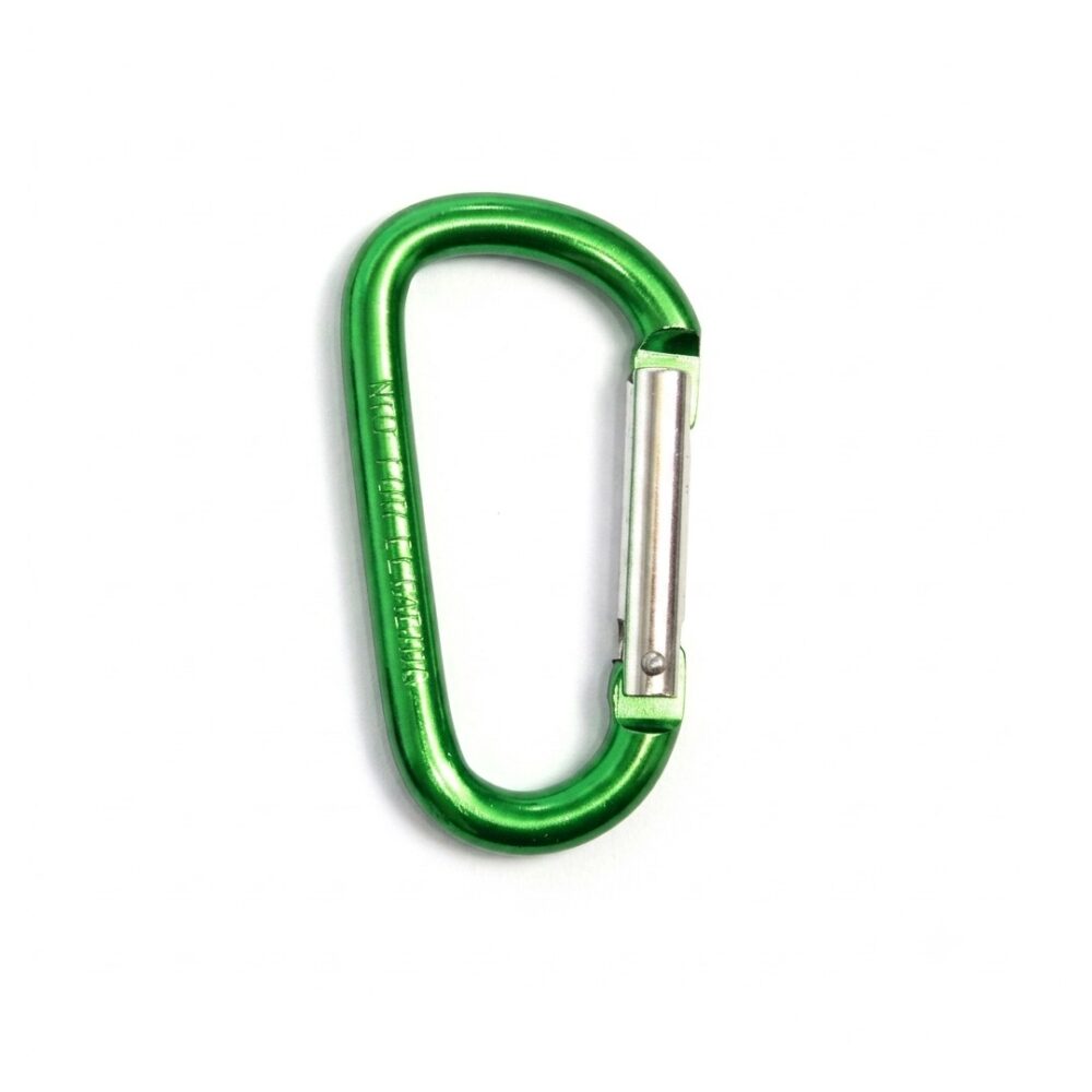 Chaveiro Mini Mosquetão Verde 8mm Sister Outdoors
